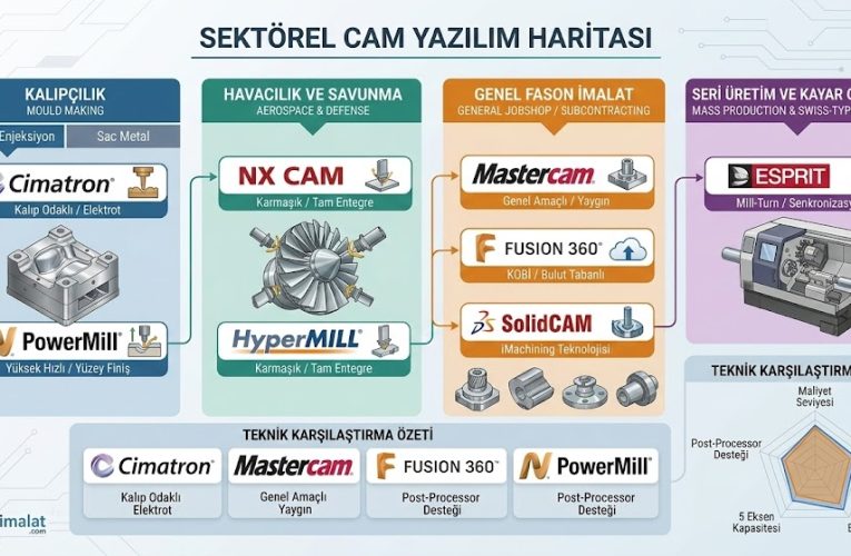 CNC ve Kalıpçılık Dünyasının Zirvesi: En İyi 10 CAM Programı
