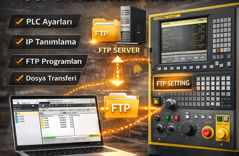 Fanuc CNC Tezgahlarında FTP Bağlantısı ve Veri Transferi Rehberi