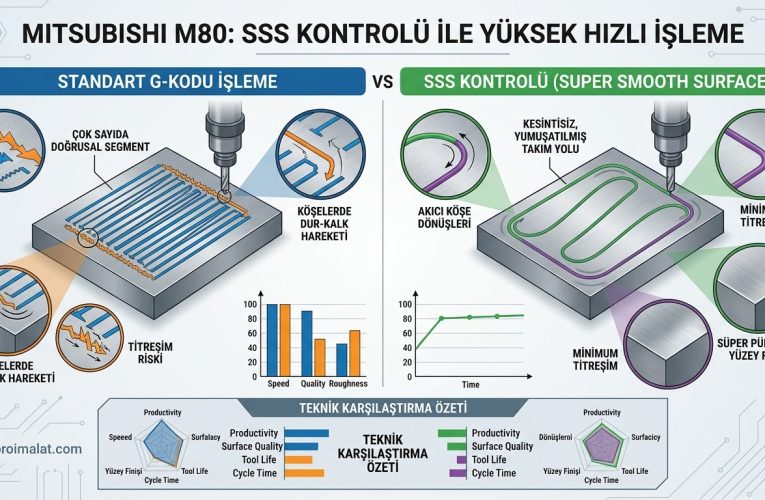 Mitsubishi M80 Serisinde Devrim: SSS Kontrolü ve Yüksek Hızlı İşleme