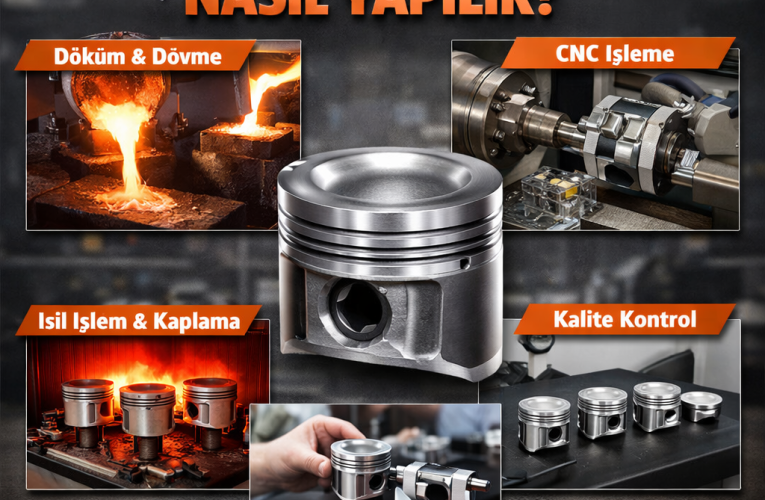 Motor Pistonu Nasıl Yapılır? Piston Üretim Süreci Detaylı Anlatım